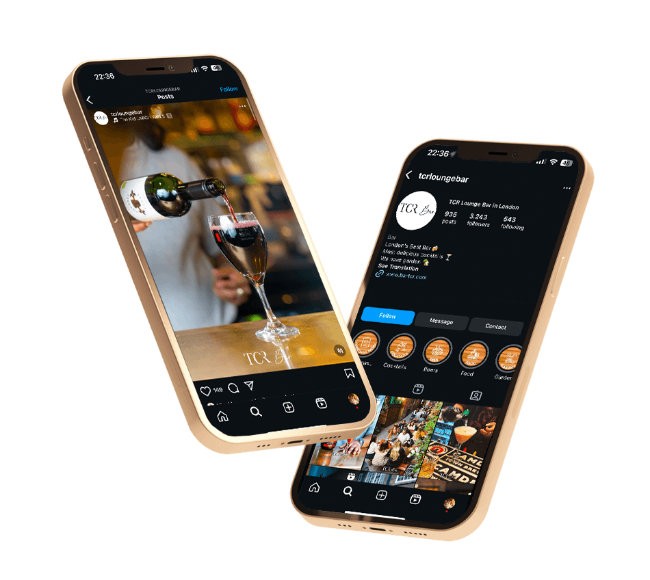 Join us on Instagram for updates on TCR Bar, Tottenham's best pub experience. From craft ales to classic cocktails, enjoy live music, match days, and exclusive offers.