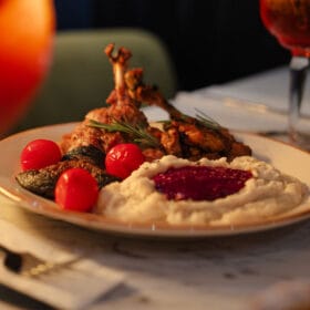 TCR Lounge Bar in London - Dinner